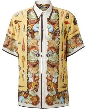 Dolce & Gabbana Short-Sleeved Shirt - Metallic