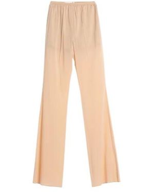 Sportmax Solid Casual Pants - Natural
