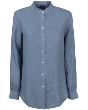 Fay Long Sleeve Top - Blue