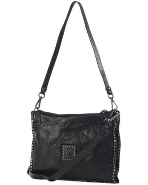 Campomaggi Embellished Shoulder Bag - Black
