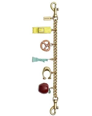 COACH New York Bag Charm - White