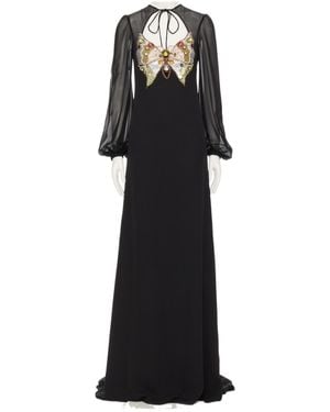 Valentino Long Sleeve Dress - Black