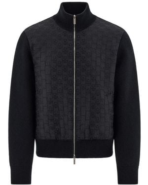 Ferragamo High-Necked Casual Jacket - Black