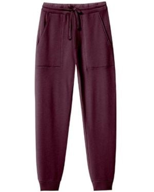 Nanushka Embroidered-Logo Track Trousers - Purple
