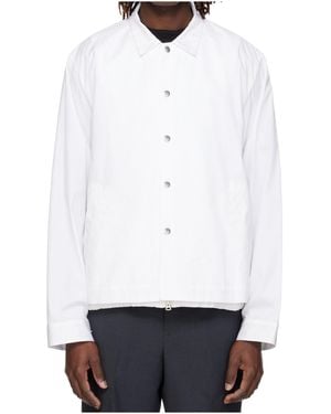 Sacai Collared Casual Jacket - White