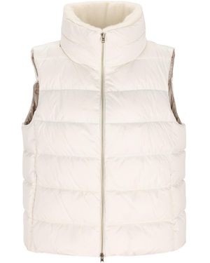 Herno Quilted Vest - Natural