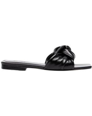 BY FAR Tied Detail Sandals - Black