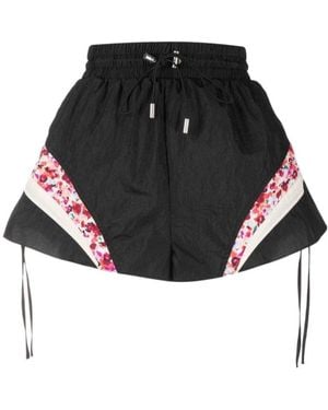 Isabel Marant Deyene Patchwork Shorts - Black