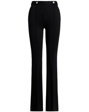 Ralph Lauren Button-Detailed Bootcut Pants - Black