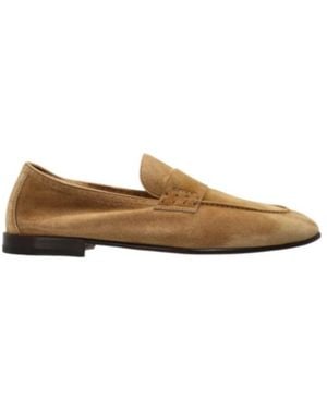 Bally Panelled Slip-On Loafers - Brown