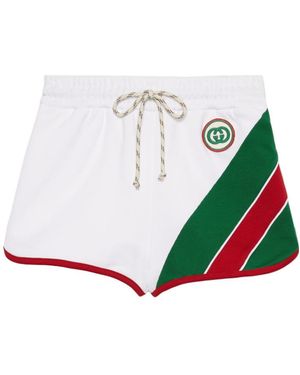 Gucci Web-Stripe Jersey Shorts - Multicolour
