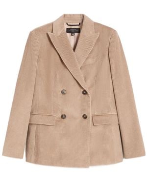 Weekend by Maxmara Katanga Double-Breasted Jacket - Natural