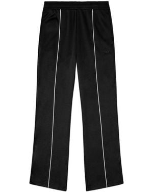 DIESEL P-Locking-Do Contrast Piping Track Pants - Black