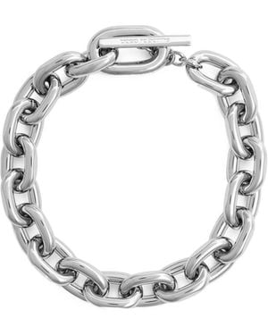 Rabanne Xl Link Chain Necklace - Metallic