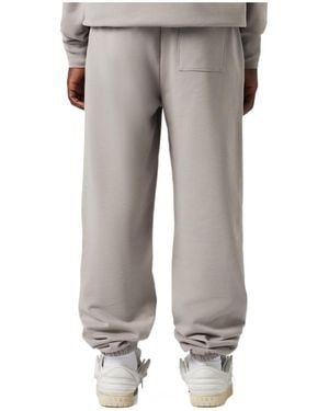 1989 STUDIO Elastic Waist Sports Trousers - Grey