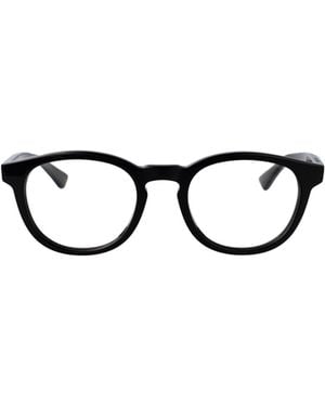 Bottega Veneta Eyewear Round Frame Glasses - White
