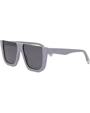Fendi Eyewear Square Frame Sunglasses - Metallic