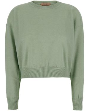 Twinset Ribbed Hem Knitted Jumper - Green