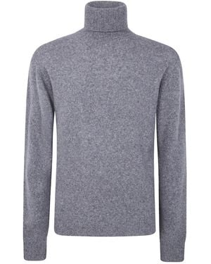 Nuur Roll-Neck Wool Jumper - Blue