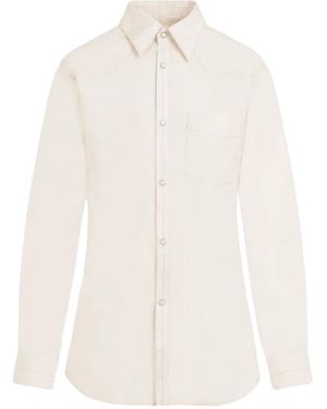 Lemaire Western Button-Up Shirt - White