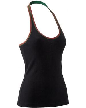 Gucci Heavy Cotton Rib Tank Top - Black