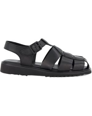 Paraboot Round-Toe Sandals - Black