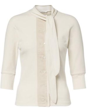 Lemaire Ribbed-Knit Cotton And Linen Top - White