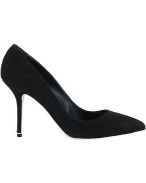 Dolce & Gabbana Solidcolor Pointedtoe Highheels - Black