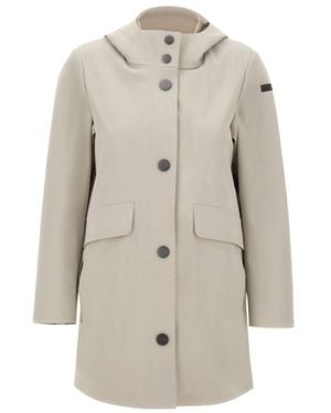 Rrd Long-Sleeved Trench Coat - Natural