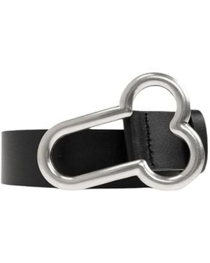Carne Bollente Leather Belt - White