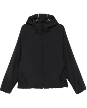Herno Zip-Up Hooded Padded Jacket - Black