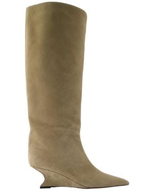Paris Texas Paris Texa Nina Heeled Boots - Green