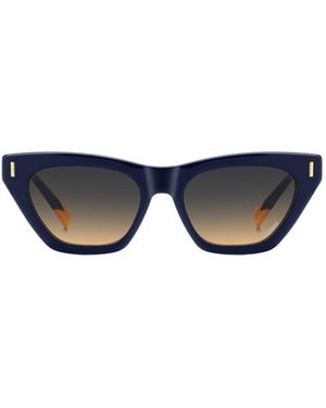 Missoni Logo Detail Sunglasses - Blue