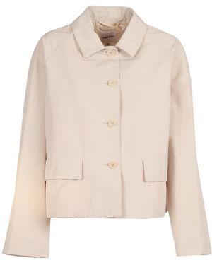 Aspesi Button-Up Jacket - Natural