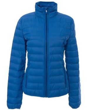 Armani Jeans Logo Details Down Jacket - Blue