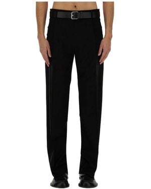 Moschino Pleated Front Casual Trousers - Blue