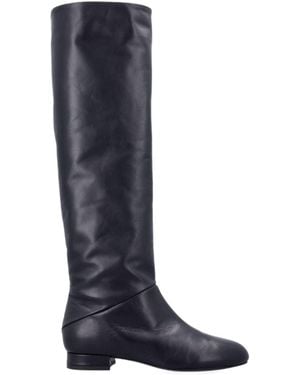 BY FAR Felix Knee-High Boots - Blue