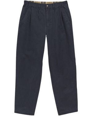 Barbour Pleated Chino Pants - Blue