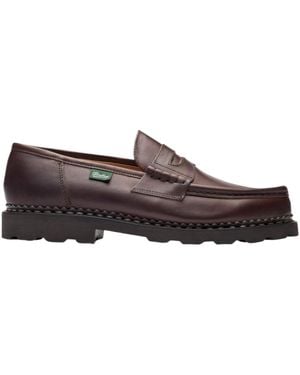 Paraboot Round-Toe Loafers - Brown