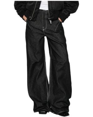 Entire studios Logo Jeans - Black