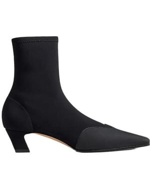 KHAITE Nevada Ankle Boots - Black