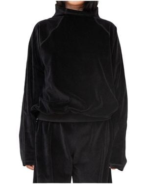 Baserange Long-Sleeved Turtleneck Jumper - Black