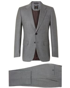ZEGNA Centoventimila Wool Suit - Grey