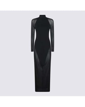Alaïa Body Conscious Jersey Dress - Black