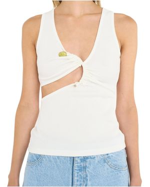 Christopher Esber Arc Stone Tank Top - White