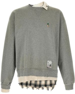 Maison Mihara Yasuhiro Triple Layered Sweatshirt - Grey
