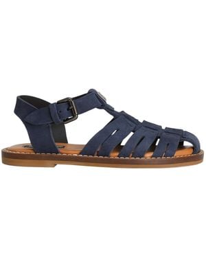 Dolce & Gabbana Leather Sandals - Blue