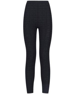Givenchy 4G Jacquard Leggings - Blue