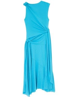 Ganni Long Dress - Blue