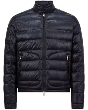 Moncler Acorus Zip-Up Quilted Jacket - Blue